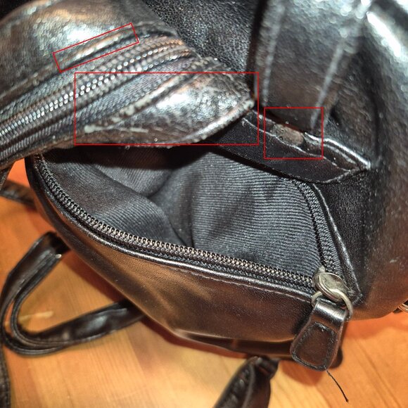 Veneto small black backpack (early 2000) - Picture 2 of 12